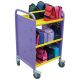 30 Aluminium Lunchbox Trolley Purple/Yellow