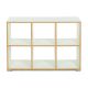 Bubblegum 6 Cube Divider Horizontal White