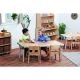 Fast Fold Tables & Benches Set 1830x610mm Beech
