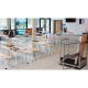 Fast Fold Tables & Benches Set 1830x685mm Beech