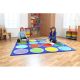 Rainbow Circle Carpet 200 x 200cm