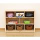 Elegant Storage 8 Compartment Cabinet