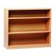 Open Bookcase 2 Adjustable Shelves H750mm Maple