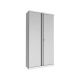 2 DOOR CUPBOARD 4 SHELF (1900x1000x500mm) GREY