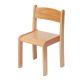 Beech Stacking Chair Pack of 4 SH210mm