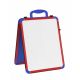 A3 Portrait Wedge Folding Whiteboard Red/Blue