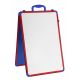 A2 Portrait Wedge Folding Whiteboard Red/Blue