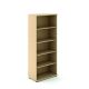 Open Fronted Bookcase 4 Shelves H1630mm Beech
