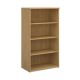 Open Fronted Bookcase 3 Shelves H1230mm Oak
