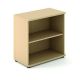 Open Fronted Bookcase 1 Shelf H830mm Oak