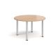 Meeting Table 4 Legs Dia 1200 x 725mm Beech