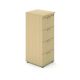 4 Drawer Filing Cabinet H1360mm Beech