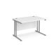 Maestro 25 Rectangular Desk W1200 White