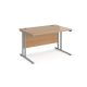 Maestro 25 Rectangular Desk W1000 Beech