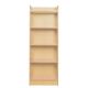 Library Bookcase Slimline Maple H1500mm