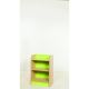 Library Bookcase Slimline Blue H1250mm