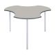Connect Table Charcoal Edge H590mm Light Grey