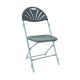 Zlite Folding Chair Fan Back Charcoal