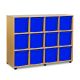 12 Quad Tray Unit Beech Blue