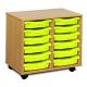 12 Single Tray Unit Lime