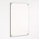 Colour Edged Whiteboards 900x600mm Black