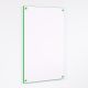 Colour Edged Whiteboards 900x600mm Green