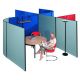 Busyscreen Classic Partition H1825 x W1200mm Royal