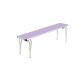 Contour Stacking Bench 1830x254xH432mm Lilac