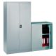 Metal Double Door Cupboard H1968mm White