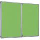 Accents FlameShield Lockable Noticeboard H1200x900mm Light Green