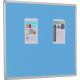 Accents Aluminium Framed Noticeboard H1200xW1800mm Light Blue
