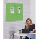 Accents Aluminium Framed Noticeboard H1200xW1800mm Light Green