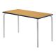 Rectangular Charcoal Edge Beech H71xW110xD55cm