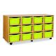 12 Double Tray Unit Lime