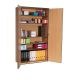 Coloured Edge Beech Cupboard 1818mm Dark Grey