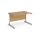 Contract 25 Straight Desk W1200mm Oak