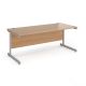 Contract 25 Straight Desk W1800mm Beech