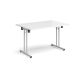 Rectangular Folding Leg Meeting Table W1200 White