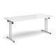 Rectangular Folding Leg Meeting Table W1800 White