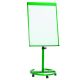 Magnetic Round Base Flip Chart Easel Green