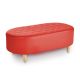 Quilted Adult Tub Stool Red