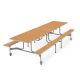 BY Bench Folding Dining Table 16 Seats Beech H640mm