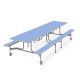 BY Bench Folding Dining Table 16 Seats Blue H640mm