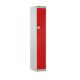1 Column Locker W300 x D450 x H1800mm Red