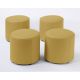 Wild Wood PVC Foam Dot 4pk Mustard