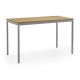 FW Rect 1200x600xH710mm DGrey Frame Beech Top