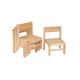 310mm Solid Beech Stacking Chair 4 Pack