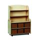 Mobile Welsh Dresser Display Storage with 6 baskets
