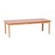 Solid Beech Rectangular Table W1120 x D560mm