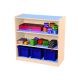 Pastel 3 Shelf Bookcase